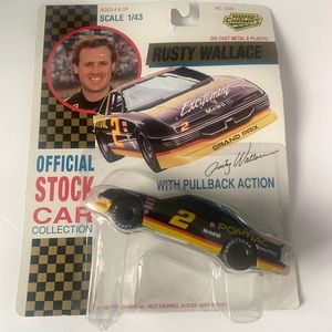 1992 Road Champs NASCAR #2 Rusty Wallace Pontiac Grand Prix